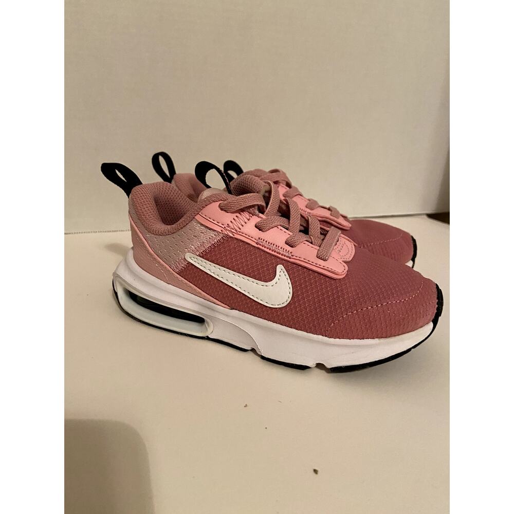 Girls pink and white Nike Sneakers Air Max 6.5